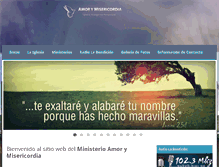 Tablet Screenshot of amorymisericordia.org